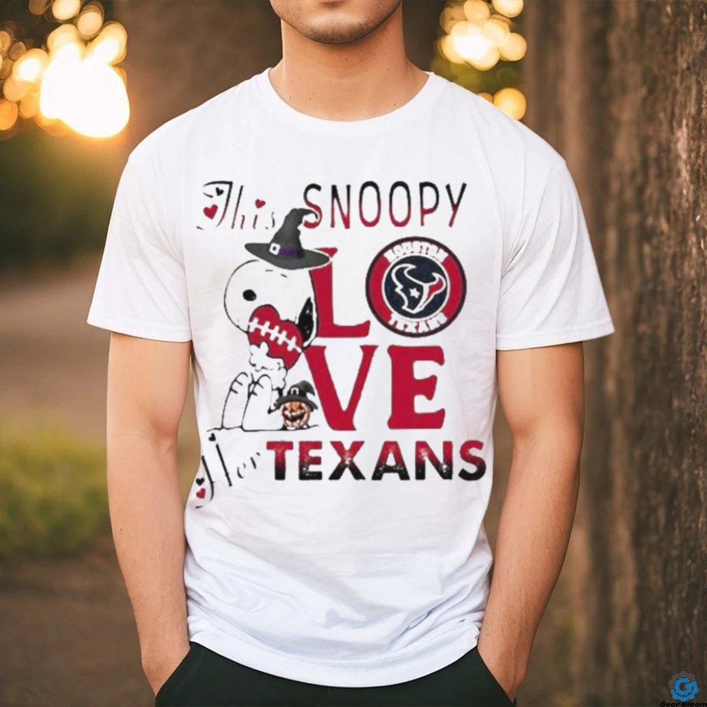 This Snoopy Love Her Houston Texans Halloween 2023 Shirt