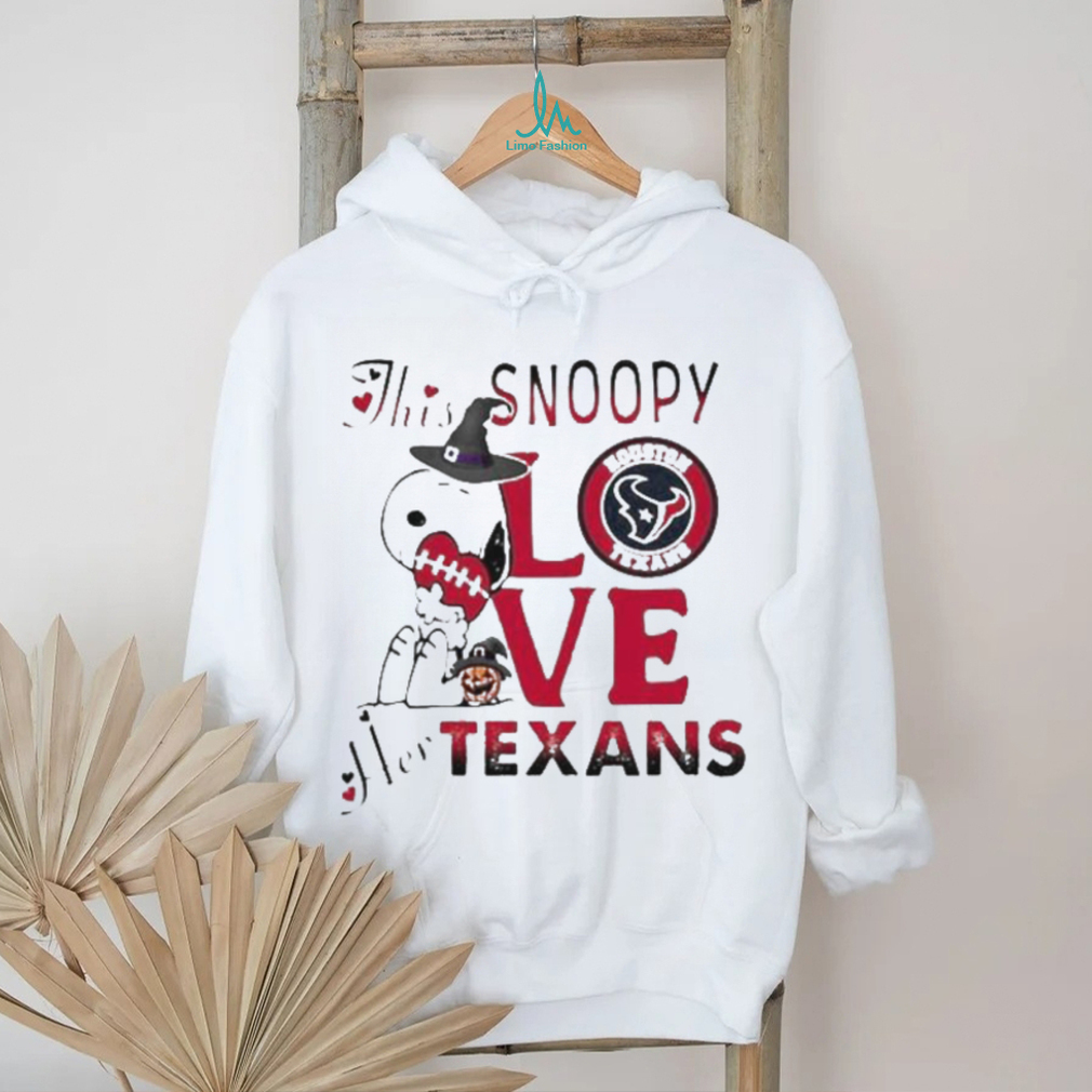 Official This Snoopy Love Her Houston Texans Halloween Shirt