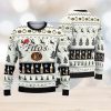 Los Angeles Dodgers Skull Pattern Knitted Ugly Christmas Sweater AOP Gift For Men And Women