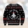 Dog Biting A Santa Claus In The Night Ugly Christmas Sweater