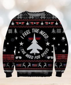 Top Gun I Feel The Need The Need For Speed Ugly Christmas Sweater