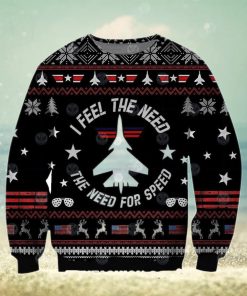 Top Gun I Feel The Need The Need For Speed Ugly Christmas Sweater