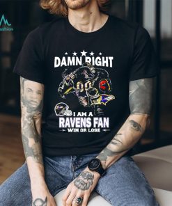 Top damn right I am a Baltimore Ravens Mascot fan win or lose