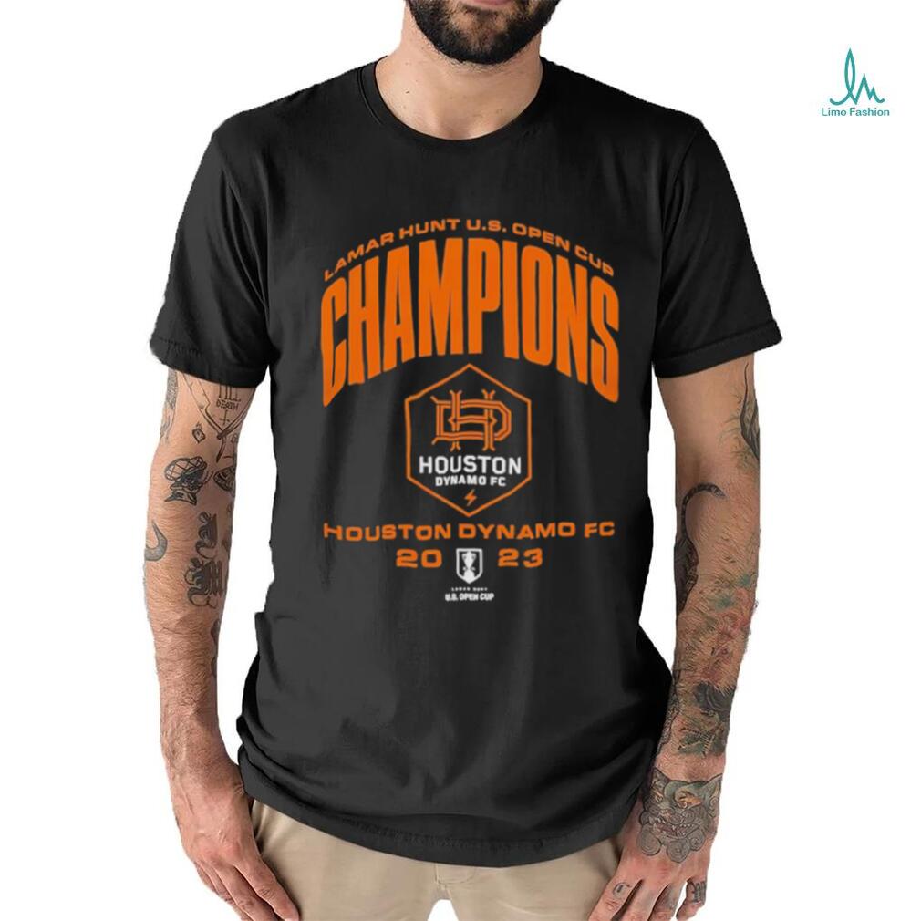Houston Dynamo FC Original Retro Brand 2023 Lamar Hunt U.S. Open Cup  Champions T-Shirt - Black