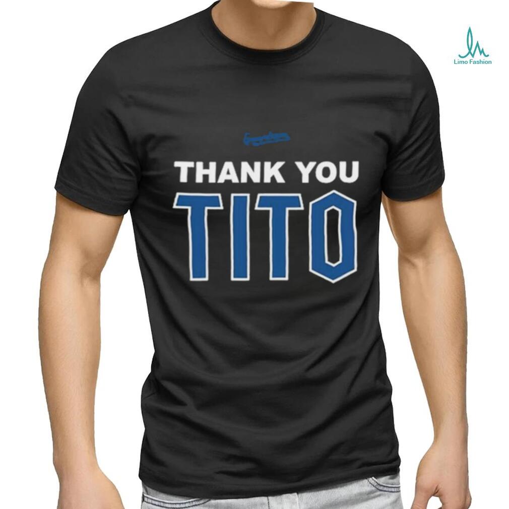 Thank you tito Cleveland guardians Shirt - Limotees