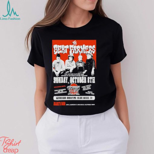 Top the Beat Farmers October 8, 2023 Long Beach, CA shirt