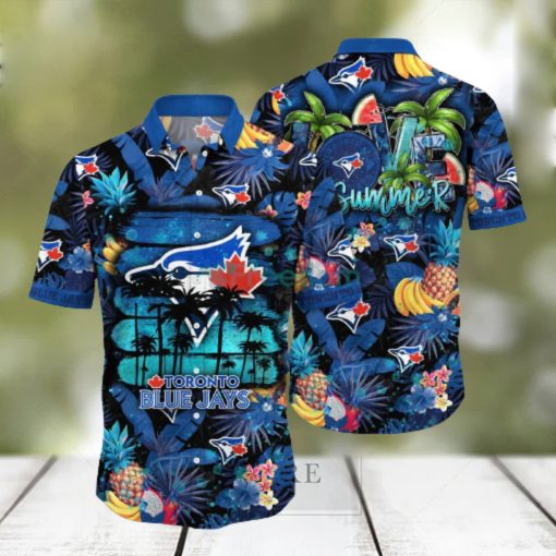 Toronto Blue Jays MLB Flower Hawaiian Shirt For Men Women Great Gift For Fans