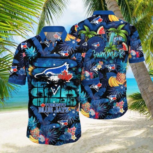 Toronto Blue Jays MLB Flower Hawaiian Shirt For Men Women Great Gift For Fans