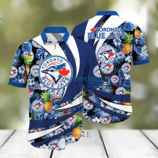 Toronto Blue Jays MLB Flower Hawaiian Shirt Style Gift For Men Women Fans