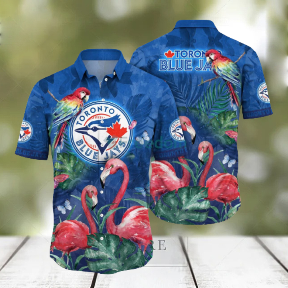 Custom Toronto Blue Jays Hawaiian Shirt Funny Blue Jays Gift