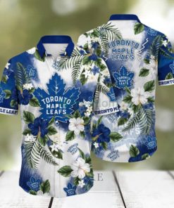 Toronto Maple Leafs Hawaiian Shirt Tropical Flowers summer for fans -Jack  sport shop