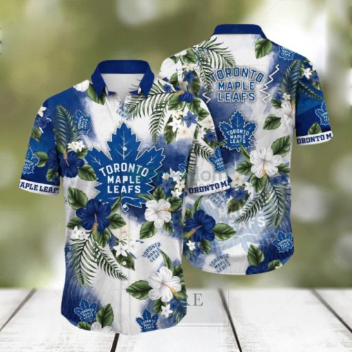 Toronto Maple Leafs NHL Flower Hawaiian Shirt For Men Women Style Gift For Fans