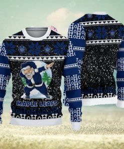 Toronto Maple Leafs Ugly Christmas Santa Claus Xmas Sweater Star Gift Mens Women