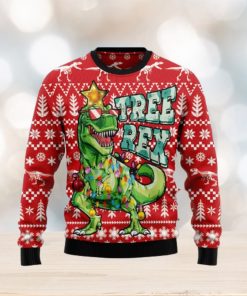 Tree Rex Rex Dinosaur Jurassic ParkUgly Christmas Sweater Unique Gift