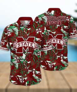 Trending Aloha NCAA Mississippi State Bulldogs Hawaiian Shirt Beach Gift For Friend