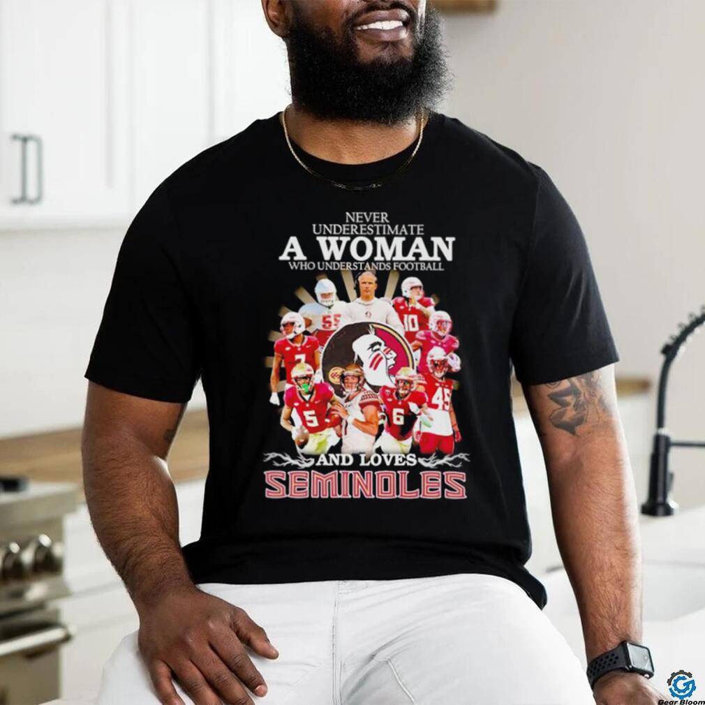 Design never underestimate a woman who understands football and