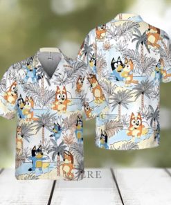 Tropical Aloha Bluey Hawaiian Shirt Gift For Beach Trip