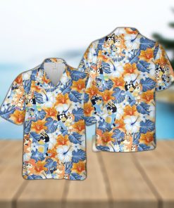 Tropical Aloha Bluey Hawaiian Shirt Summer Holiday Gift