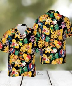 Tropical Aloha Grateful Dead Colorful Dancing Bear Hawaiian Shirt