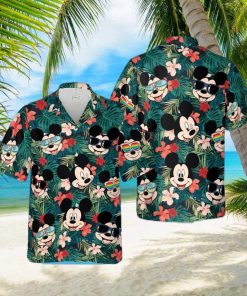 Tropical Aloha Mickey Mouse Hawaiian Shirt Gift For Beach Lovers