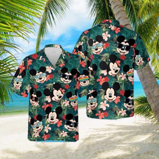 Tropical Aloha Mickey Mouse Hawaiian Shirt Gift For Beach Lovers