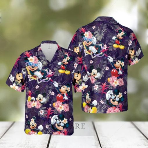 Tropical Aloha Mickey Mouse Hawaiian Shirt Mickey Mouse Disney Summer Items