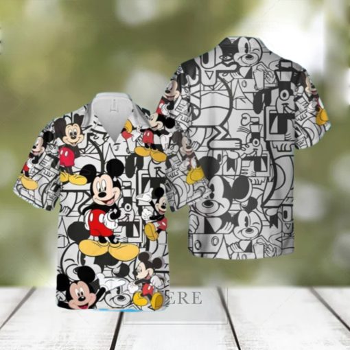 Tropical Aloha Mickey Mouse Hawaiian Shirt Summer Gift For Friend