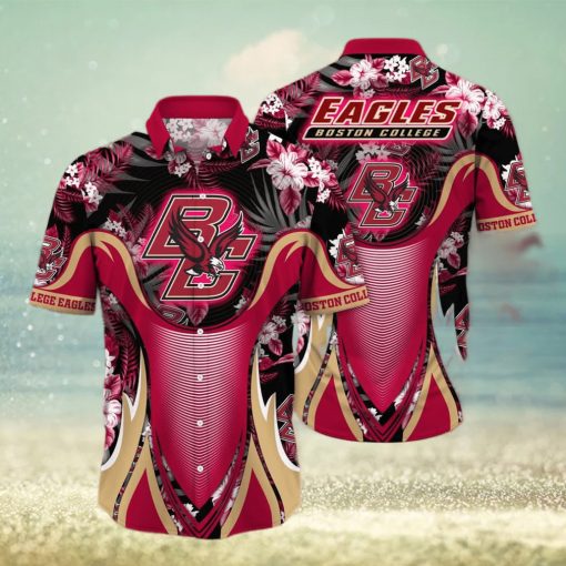 Tropical Aloha NCAA Boston College Eagles Hawaiian Shirt Gift For Beach Lovers