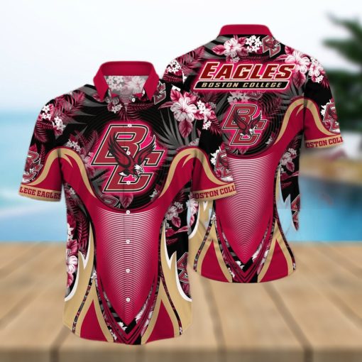 Tropical Aloha NCAA Boston College Eagles Hawaiian Shirt Gift For Beach Lovers