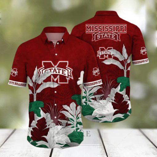 Tropical Aloha NCAA Mississippi State Bulldogs Hawaiian Shirt Gift For Beach Trip