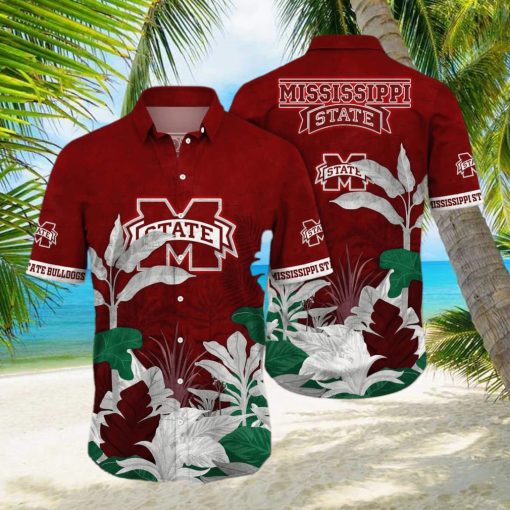 Tropical Aloha NCAA Mississippi State Bulldogs Hawaiian Shirt Gift For Beach Trip