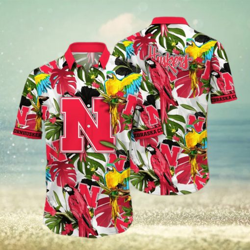 Tropical Aloha NCAA Nebraska Cornhuskers Hawaiian Shirt Summer Vacation Gift