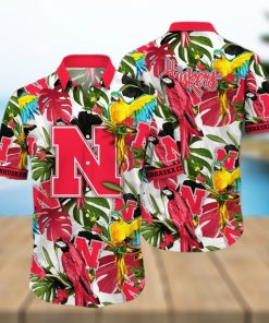 Tropical Aloha NCAA Nebraska Cornhuskers Hawaiian Shirt Summer Vacation Gift