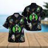 Carolina Panthers 3D Flowers Leaf NFL Hawaiian Shirt Summer Hot Gift For Fans