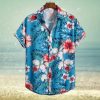 Gradient Style Leaf Print Men s Casual Short Sleeve Hawaiian Shirt  Men s Shirt For Summer Vacation Resort  Tops For Men  Gift For Men