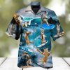 Carolina Panthers Ninja Cloud Blackest Hawaiian Shirt Holiday Gift For Halloween