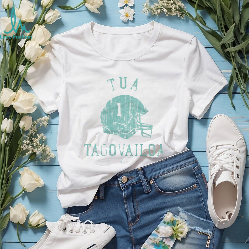 Tua Tagovailoa Miami Helmet Font Shirt - Limotees