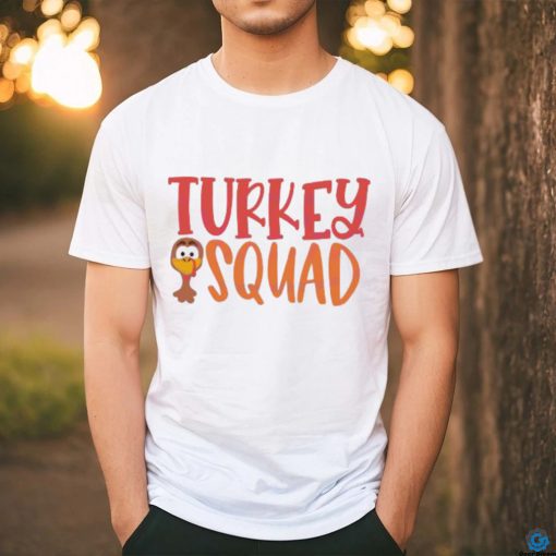 Turkey Squad Groovy Thanksgiving 2023 shirt