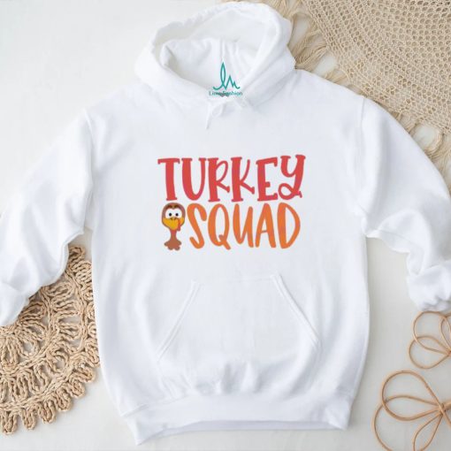 Turkey Squad Groovy Thanksgiving 2023 shirt