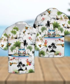 Turkish Van Vacation Hawaiian Shirt Summer Button Up