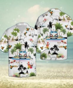 Turkish Van Vacation Hawaiian Shirt Summer Button Up