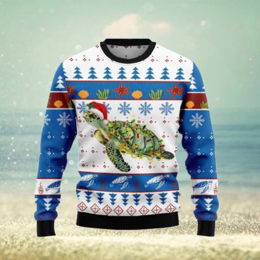 Turtle Xmas Ugly Christmas Sweater Best Gift For Men And Women