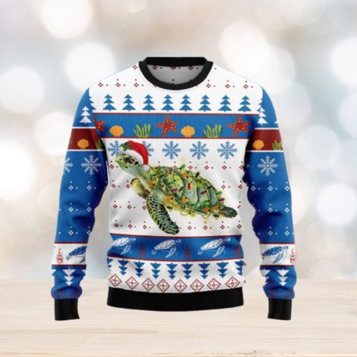 Turtle Xmas Ugly Christmas Sweater Best Gift For Men And Women