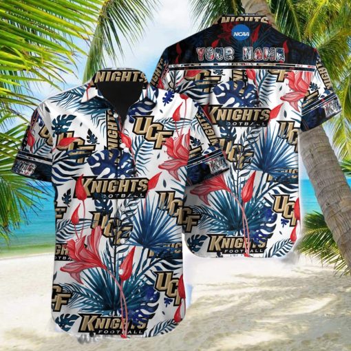 UCF Knights NCAA1 Team Aloha Hawaiian Shirt Custom Name For Fans