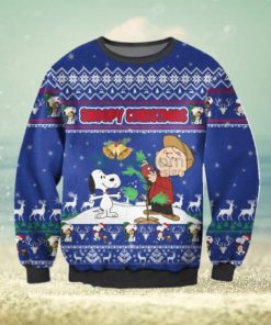 Ugly Charlie Brown & Snoopy Christmas AOP Sweater