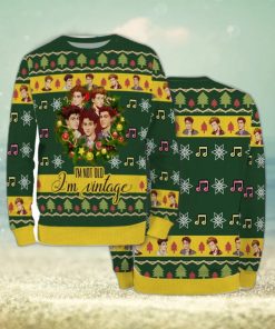 Ugly Christmas Sweaters For Men Women Kids Im Not Old Vintage NKOTB Band Music Winter 3D Sweater Shirt