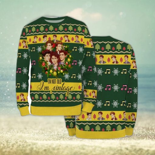 Ugly Christmas Sweaters For Men Women Kids Im Not Old Vintage NKOTB Band Music Winter 3D Sweater Shirt