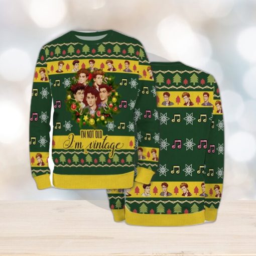 Ugly Christmas Sweaters For Men Women Kids Im Not Old Vintage NKOTB Band Music Winter 3D Sweater Shirt