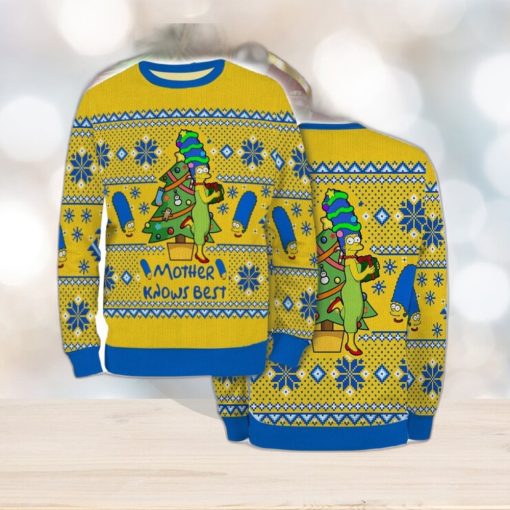 Ugly Christmas Sweaters For Men Women Kids Marge Simpson Cartoon Tv Series Mom 3D Sweater Shirt