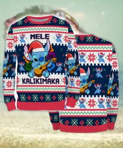 Ugly Sweater Christmas Xmas Stitch Cartoon Unisex Men Mele Women Kalikimaka 3D Sweater